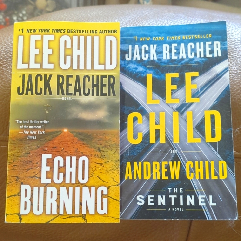 Two Lee Child Jack Reacher paperback books, good condition